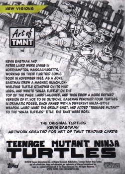 2019 Topps The Art of TMNT #70 The Original Turtles Back