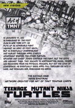 2019 Topps The Art of TMNT #72 The Katana King Back