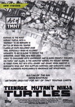 2019 Topps The Art of TMNT #76 Sultan of the Sai Back