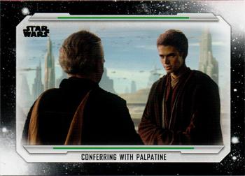 2019 Topps Star Wars Skywalker Saga #14 Conferring with Palpatine Front