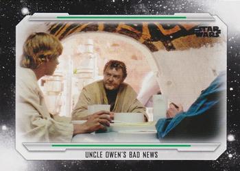2019 Topps Star Wars Skywalker Saga #42 Uncle Owen's Bad News Front
