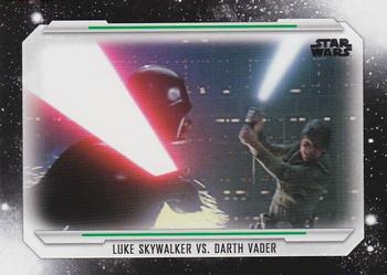 2019 Topps Star Wars Skywalker Saga #63 Luke Skywalker Vs. Darth Vader Front