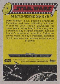 2019 Topps Star Wars Journey to Star Wars The Rise of Skywalker #63 Chancellor Palpatine's Revelation Back