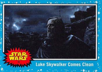 2019 Topps Star Wars Journey to Star Wars The Rise of Skywalker #85 Luke Skywalker Comes Clean Front