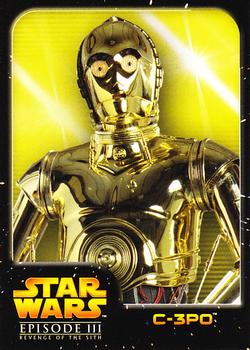 2005 Star Wars Episode III Revenge of the Sith #8 C-3PO Front