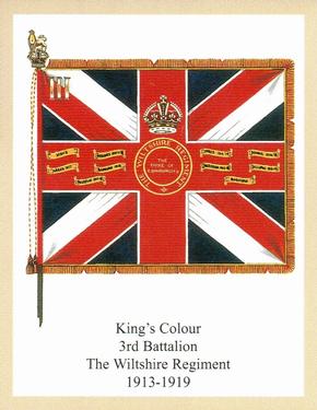2011 Regimental Colours : The Wiltshire Regiment 2nd Series #5 King's Colour 3rd Battalion The Wiltshire Regiment 1913-1919 Front