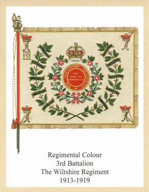 2011 Regimental Colours : The Wiltshire Regiment 2nd Series #6 Regimental Colour 3rd Battalion The Wiltshire Regiment 1913-1919 Front