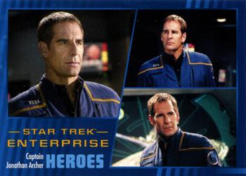 2019 Rittenhouse Star Trek Enterprise Archives Series 2 Heroes & Villains #1 Captain Jonathan Archer Front