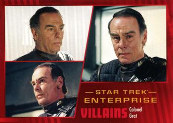 2019 Rittenhouse Star Trek Enterprise Archives Series 2 Heroes & Villains #33 Colonel Grat Front