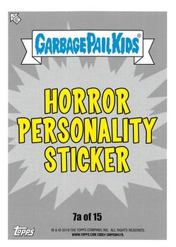 2019 Topps Garbage Pail Kids: Revenge of Oh, the Horror-ible! #7a Zach Early Back