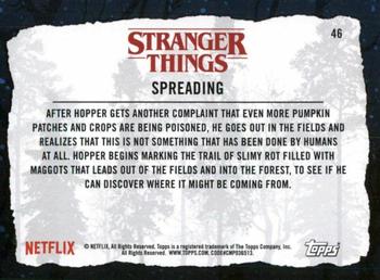 2019 Topps Stranger Things Welcome to the Upside Down #46 Spreading Back