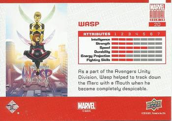 2018-19 Upper Deck Marvel Annual - Color Wheel #20 Wasp Back