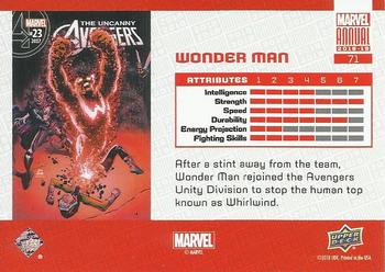 2018-19 Upper Deck Marvel Annual - Color Wheel #71 Wonder Man Back