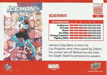 2018-19 Upper Deck Marvel Annual - Color Wheel #82 Iceman Back