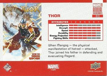 2018-19 Upper Deck Marvel Annual - Color Wheel #83 Thor Back