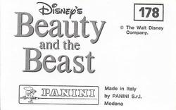 1992 Panini Beauty and the Beast Stickers #178 Sticker 178 Back