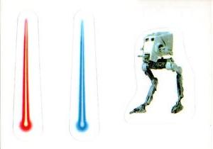 1996 Panini Star Wars Stickers #S19 AT-ST Front