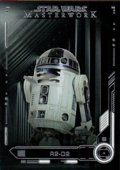 2019 Topps Star Wars Masterwork #7 R2-D2 Front