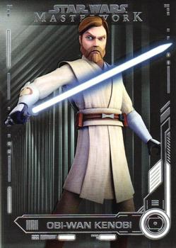 2019 Topps Star Wars Masterwork #63 Obi-Wan Kenobi Front