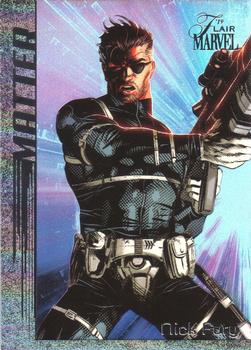2019 Flair Marvel - Matter #M-9 Nick Fury Front