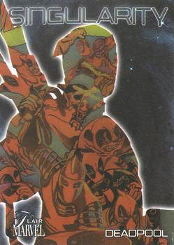 2019 Flair Marvel - Singularity #S-25 Deadpool Front