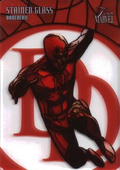 2019 Flair Marvel - Stained Glass #SG-11 Daredevil Front