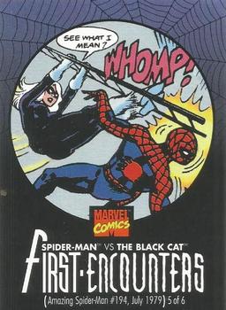 1995 Kool-Aid Bursts Spider-Man First Encounters #5 Spider-Man vs. The Black Cat Front