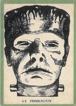 1963 Rosan Terror Monsters #49 Frankenstein Front