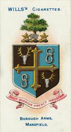 1905 Wills's Borough Arms 3rd Series (Red) #113 Mansfield Front