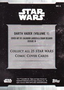 2019 Topps Chrome Star Wars Legacy - Comic Cover Cards #MC-5 Darth Vader (Volume 1) Back