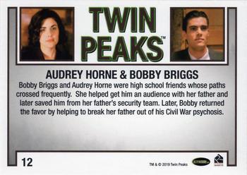 2019 Rittenhouse Twin Peaks Archives #12 Audrey Horne / Bobby Briggs Back