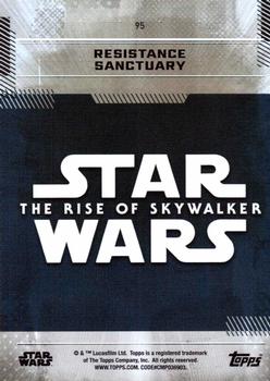 2019 Topps Star Wars: The Rise of Skywalker #95 Resistance Sanctuary Back