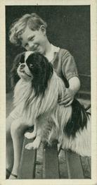 1936 Carreras Dogs & Friend #25 Japanese Spaniel Front