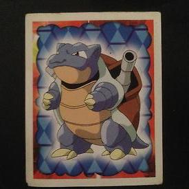 1999 Merlin Pokemon Stickers #9 Blastoise Front