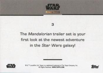 2019 Topps Star Wars: The Mandalorian Trailer #3 Greef Karga Back