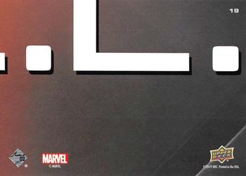 2019 Upper Deck Marvel Agents of S.H.I.E.L.D. Compendium #19 Berserker Staff Back