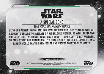 2019 Topps Star Wars Skywalker Saga - Orange #7 A Special Bond Back