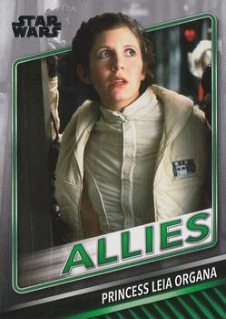 2019 Topps Star Wars Skywalker Saga - Allies #A-2 Princess Leia Organa Front