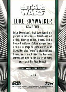 2019 Topps Star Wars Skywalker Saga - Iconic Looks #IL-10 Crait Duel Back