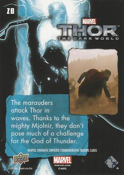 2017 Upper Deck Marvel Cinematic Universe #28 Thor Back