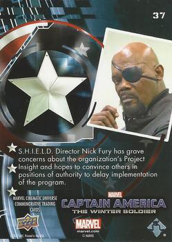 2017 Upper Deck Marvel Cinematic Universe #37 Nick Fury Back