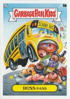 2020 Topps Garbage Pail Kids: Late to School #5b Russ Pass Front