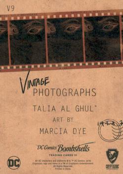 2019 Cryptozoic DC Bombshells Series 3 - Vintage Photographs #V9 Talia al Ghul Back