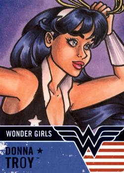 2019 Cryptozoic DC Bombshells Series 3 - Wonder Girls #WG1 Donna Troy Front