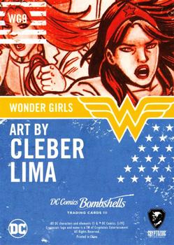 2019 Cryptozoic DC Bombshells Series 3 - Wonder Girls #WG9 Wonder Girls Back