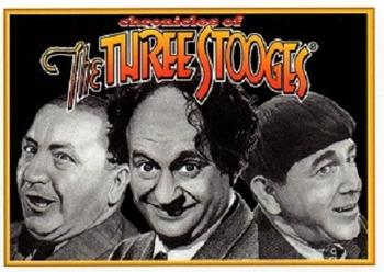 2014 RRParks Chronicles of the Three Stooges - The Wrapper Promos #3 Macarie Claudiu sketch collage Front