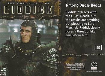 2004 Rittenhouse The Chronicles of Riddick #22 Among Quasi-Deads Back