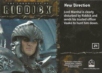 2004 Rittenhouse The Chronicles of Riddick #24 New Direction Back