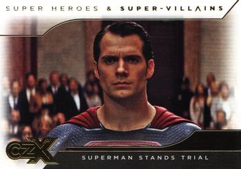 2019 Cryptozoic CZX Super Heroes & Super Villains #25 Superman Stands Trial Front
