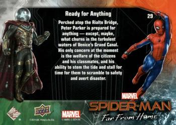 2019 Upper Deck Marvel Spider-Man Far From Home #29 Ready for Anything Back